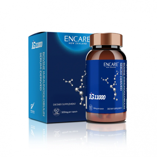 ENCARE IGg11000双型耳牛球蛋白免役力胶囊 60粒 保质期2028.9